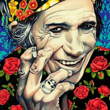 Kieth Richards High Quality Giclée Print