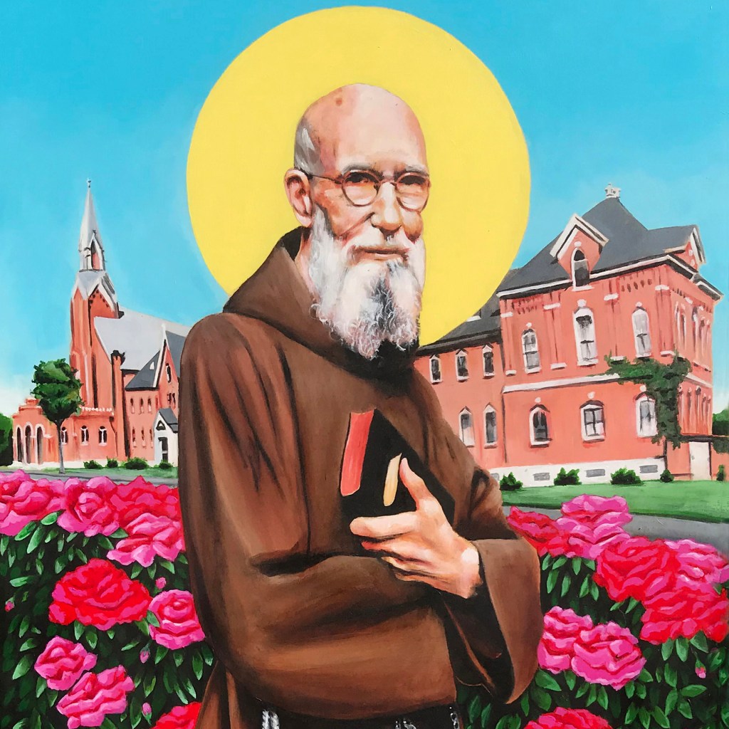 Father Solanus Casey (Close-up) High Quality Gilcée Print